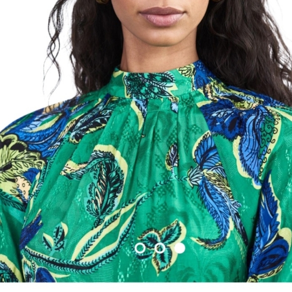 ANTHROPOLOGIE MAEVE Jessamine Mock Neck Maxi Dress Hard To Find SOLD OUT - Picture 2 of 5